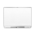 Quartet Prestige 2 Magnetic Total Erase Whiteboard, 48 x 36, Graphite Frame TEM544G